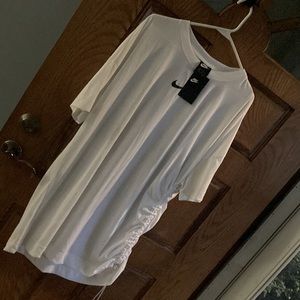 Nike dress NWT white with draw string